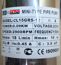 Насос повышающий CL 15 GRS-10 230V