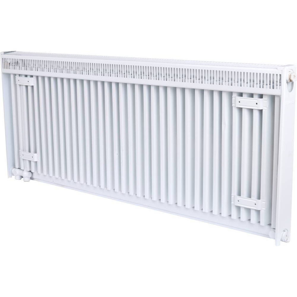 Радиатор панельный профильный ROMMER Ventil тип 11 - 500x1200 мм (подключение нижнее, цвет белый)