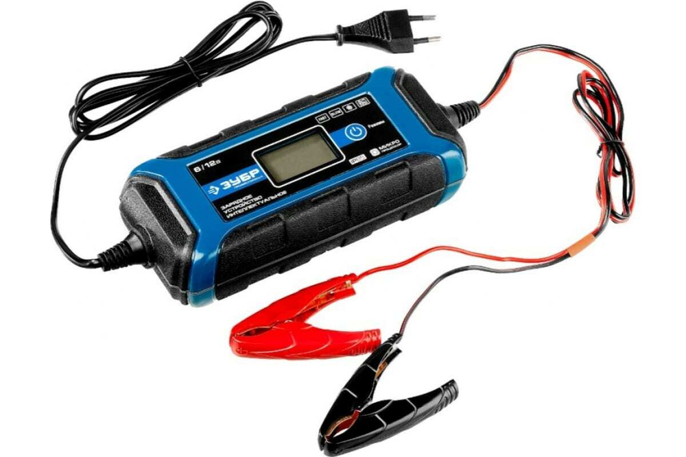 Зарядное устройство ЗУБР Профессионал 6/12 В, 4А, IP65, ЗУ-120 59300