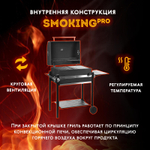 Гриль угольный Favilla bbq Barbecue 107х55х106 см
