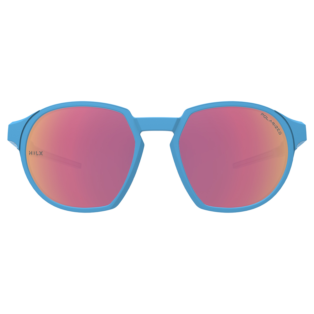 HILX Orion / Matt Solid Blue / Red Polarized Lens