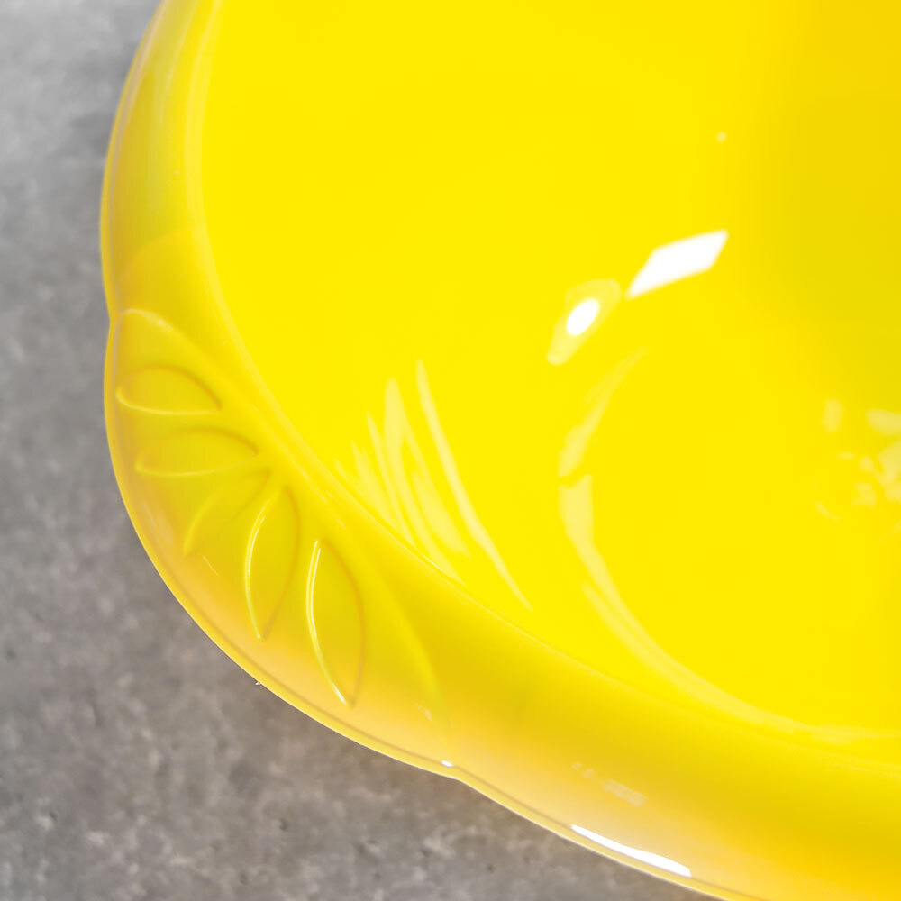 Таз 9л круглый "Good" (ярко-желтый)