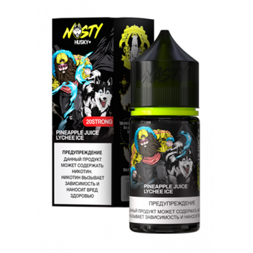 Купить Жидкость Nasty X Husky Import Salt 30 мл - Pineapple Juice Lychee Ice (Strong)