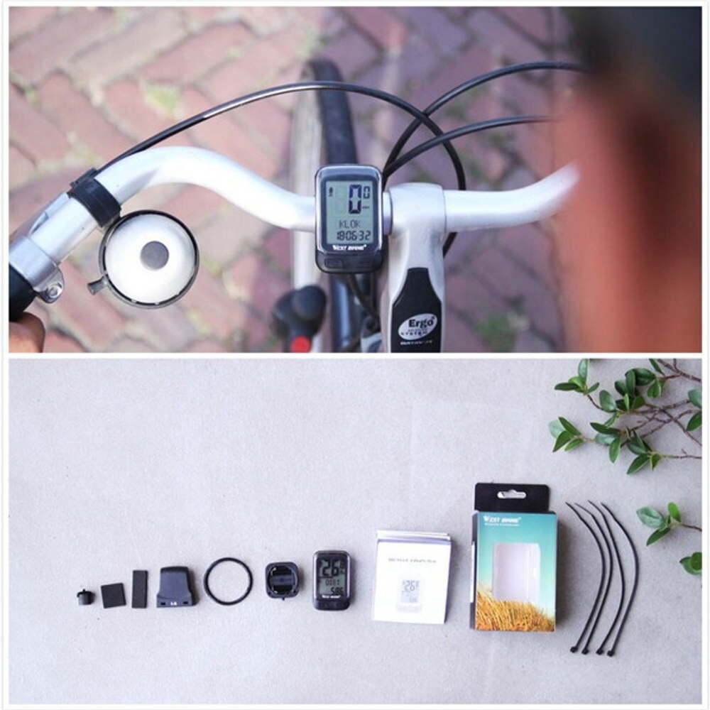 Велокомпьютер беспроводной West Biking YP0702034, 13 функций