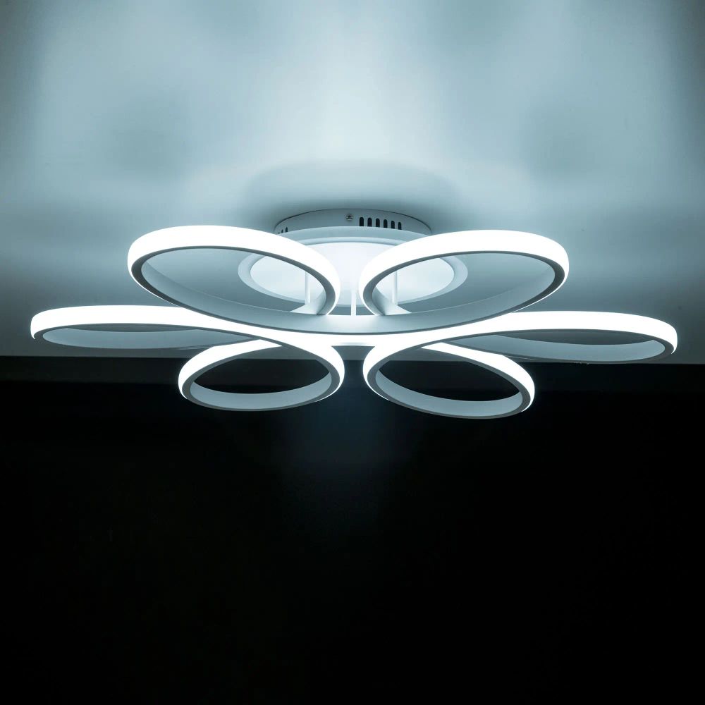 Citilux Сезар Смарт CL233A170E RGB Умная люстра Белая