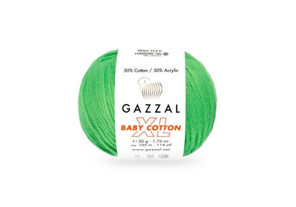 BABY COTTON XL,зеленое яблоко