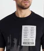 Футболка TE_PATCHWORK BOSS ORANGE - черный(50511051)