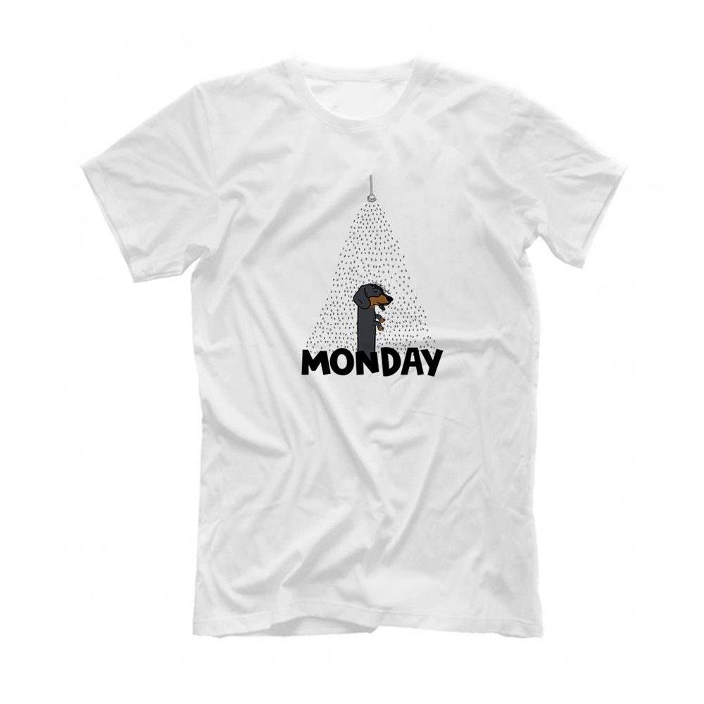 Футболка "Такса в понедельник"