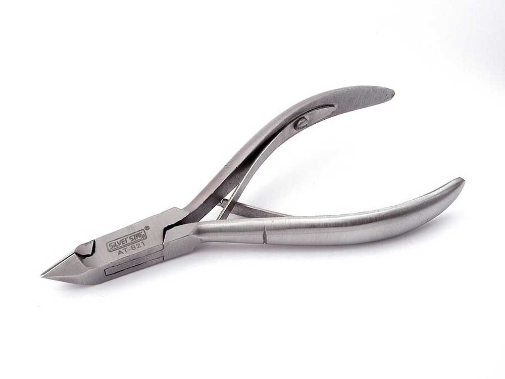 Кусачки маникюрные для кожи Silver Star AT-821 Арт.00402 L=8 мм