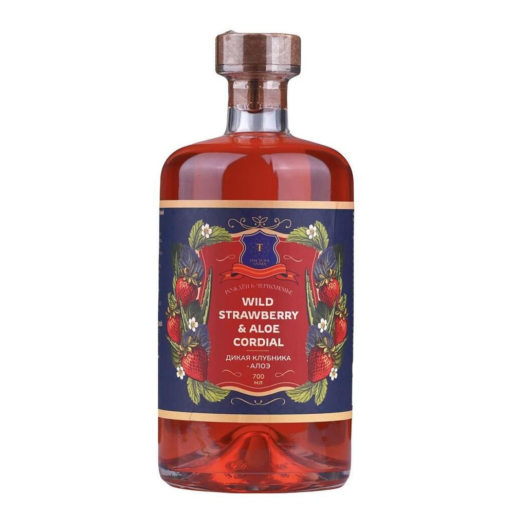 Кордиал основа для напитков ДИКАЯ КЛУБНИКА-АЛОЭ 0,7л Tinctura Anima