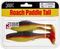 Виброхвосты съедобные LJ Pro Series ROACH PADDLE TAIL 5.0in (12,7 см), цв. G07, 4 шт.