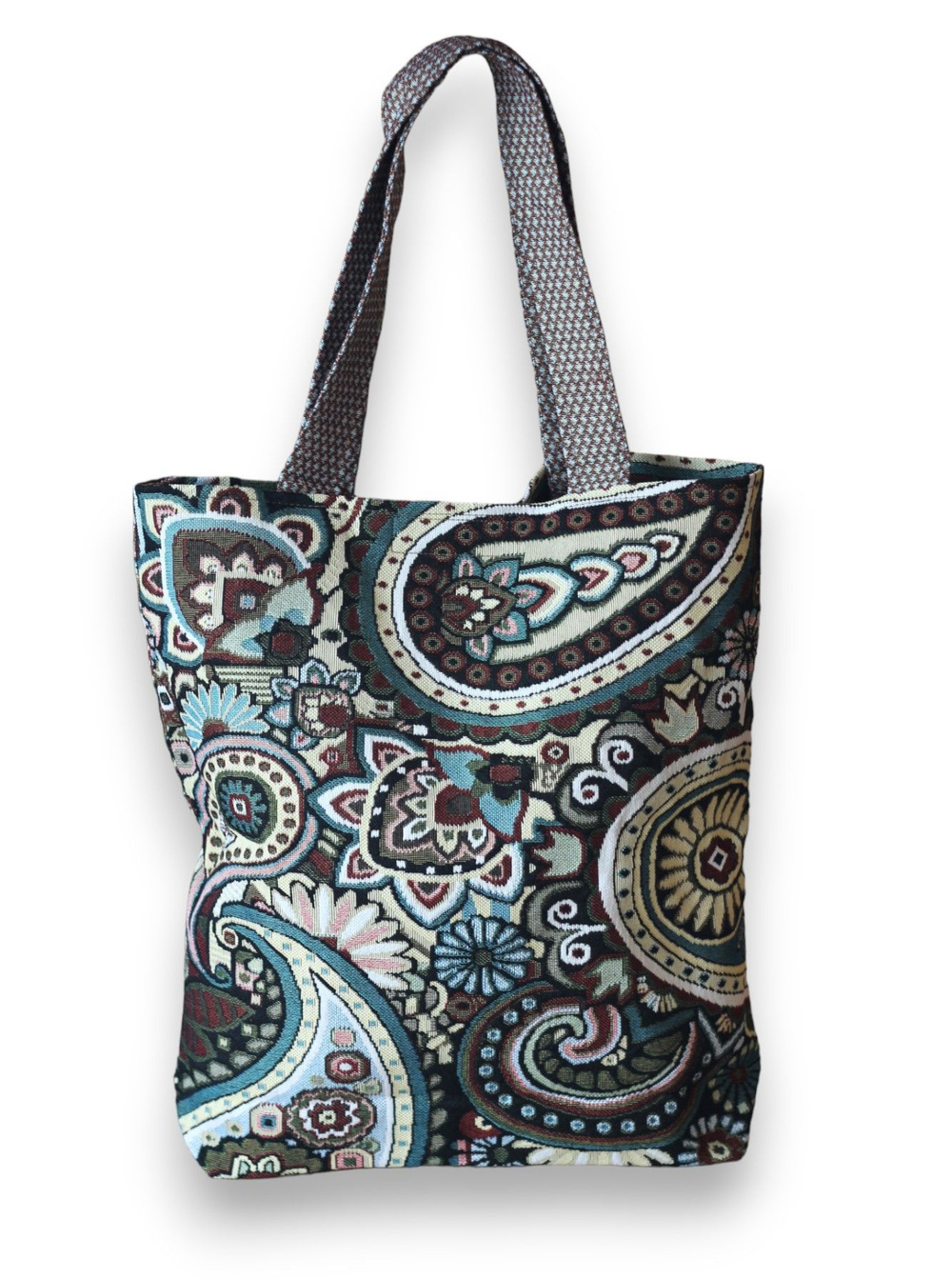 Гобеленовая сумка Пейсли (39х39х12)