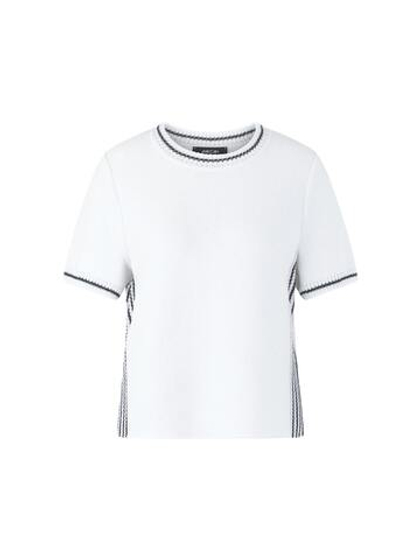 Marc Cain Джемпер вязаный с контрастными элементами