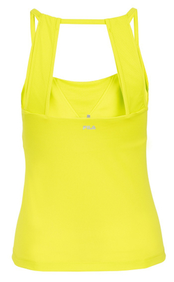 Женский топ теннисный Fila Top Emilia - желтый