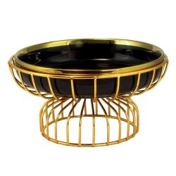 Lenardi 106-274 Блюдо 23х16см MULTICOLOR на подставке в под.уп.(х8)Фарфор