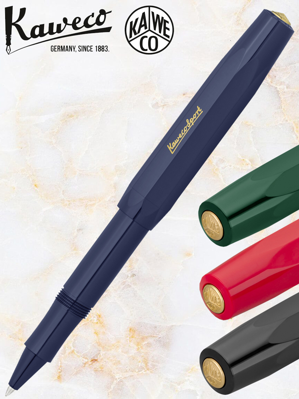 Роллер Kaweco Classic Sport Navy 0.7 мм, корпус синий морской (10001742)