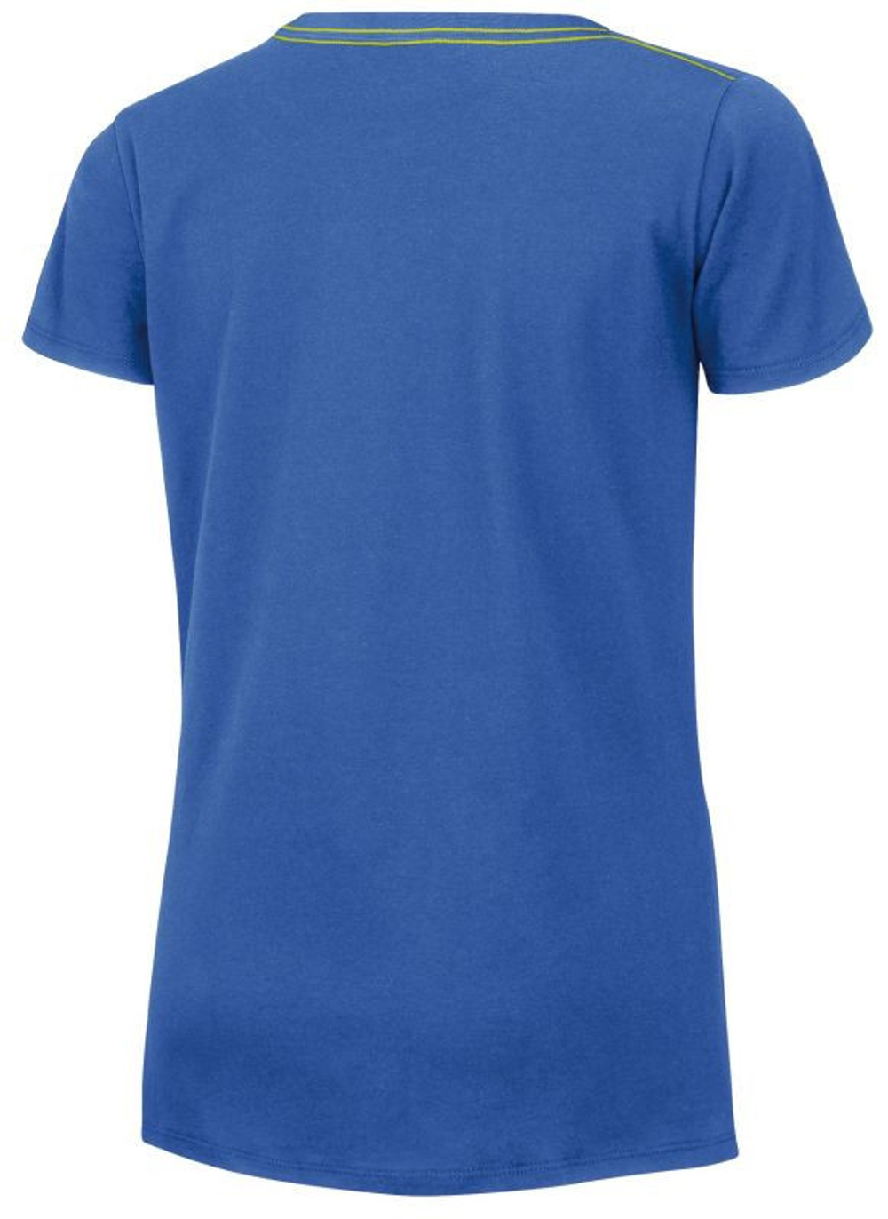 Женская футболка теннисная Wilson W Script Cotton Tee - regatta/yellow