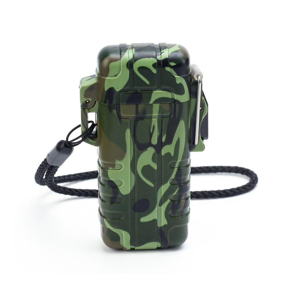 Зажигалка электронная «Турист», дуговая, влагозащита, камуфляж, от USB