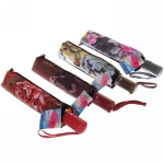 Зонт женский полуавтомат «Ultramarine - Олимпия», цвет микс, 8 спиц, d-100см, длина в слож. виде 30см