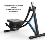 Тренажер для пресса, мышц живота, складной с двумя утяжелителями.  Оборудование для тренировок.