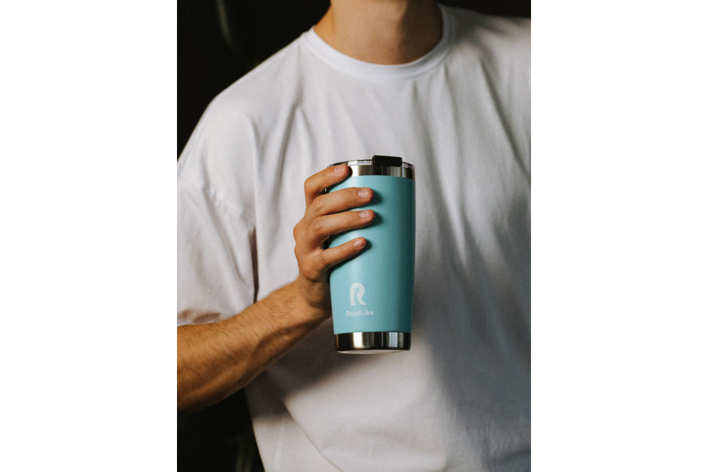 Термокружка RoadLike City Mug 570мл, голубой