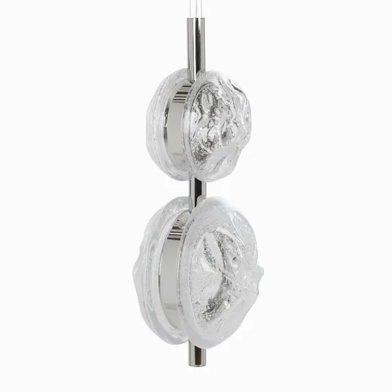 Подвесной светильник Galaxy 25х58 см, прозрачный, серый