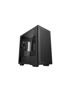 Корпус Deepcool CH370 без БП, боковое окно (закаленное стекло), черный, mATX