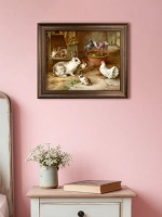 Картина интерьерная на холсте в раме 29*35 см