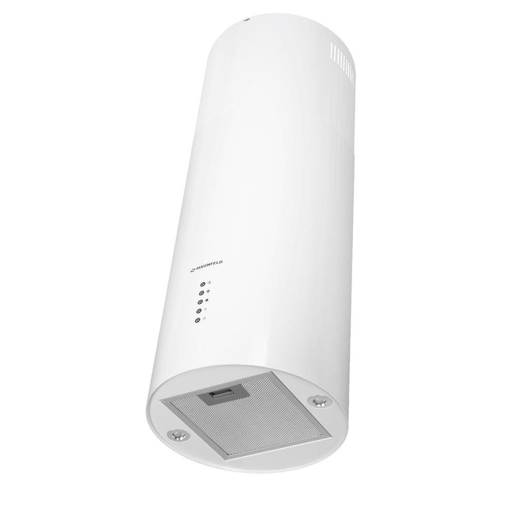 Кухонная вытяжка MAUNFELD Lee Light Isla 35 белый (в 1-й коробке)