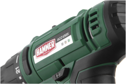 Аккум.дрель Hammer Flex ACD12BS  12В 2АКБx2Ач 10мм 0-350/0-1350об/мин 32Нм в кейсе быстр зарядка