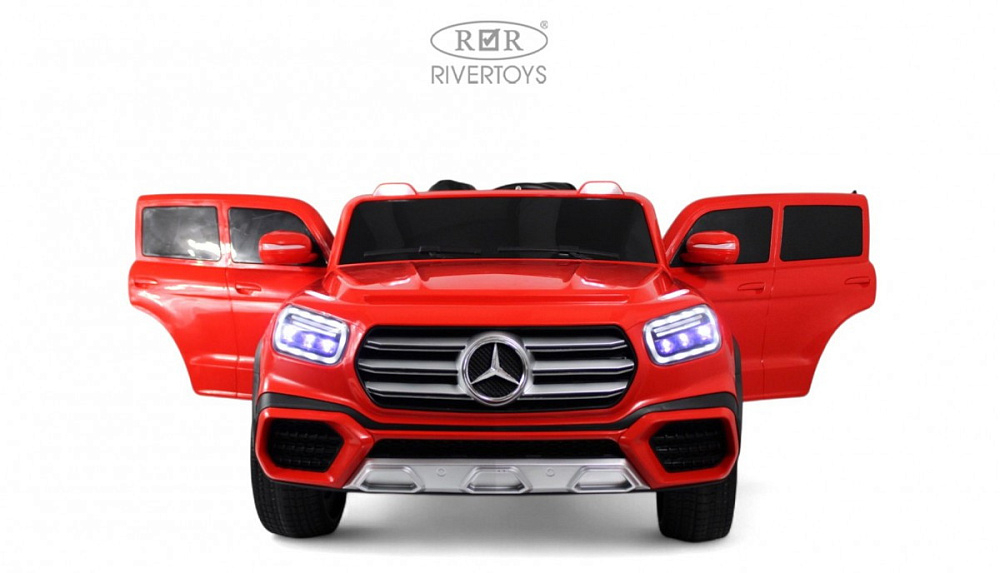 Детский электромобиль RiverToys М007БХ М007БХ-RED/красный