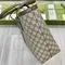 Сумка-тоут Gucci Ophidia GG среднего размера бежевый