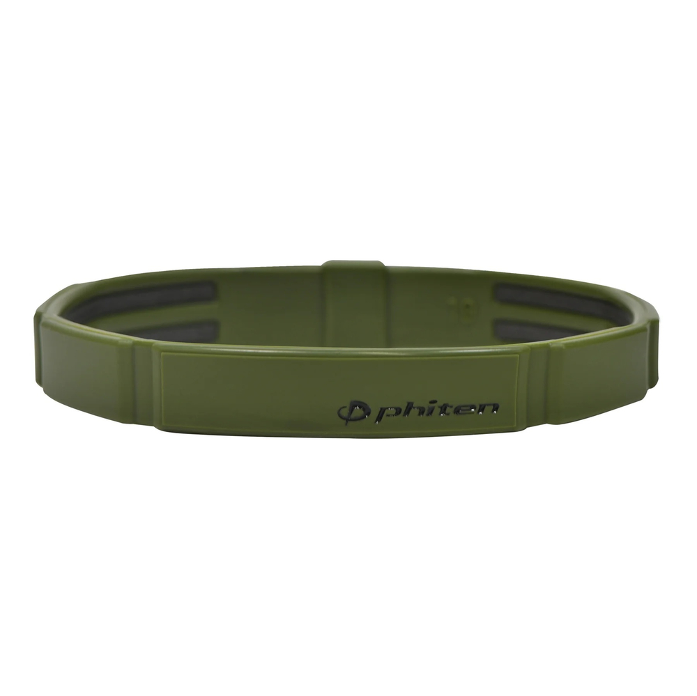 Браслет PHITEN METAX MODULUS BRACELET оливковый