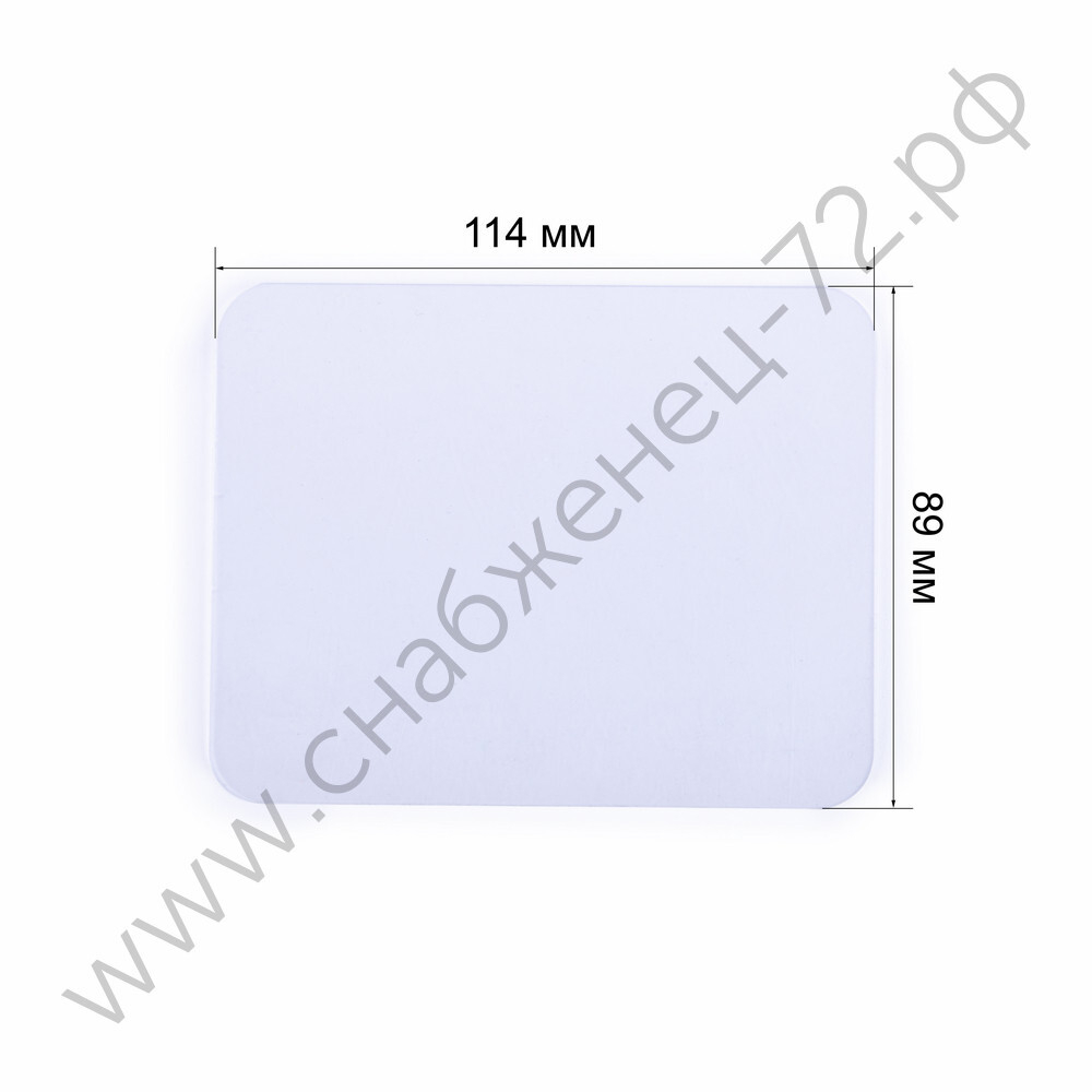Поликарбонатное стекло 114*89*1 мм (закругленные края)