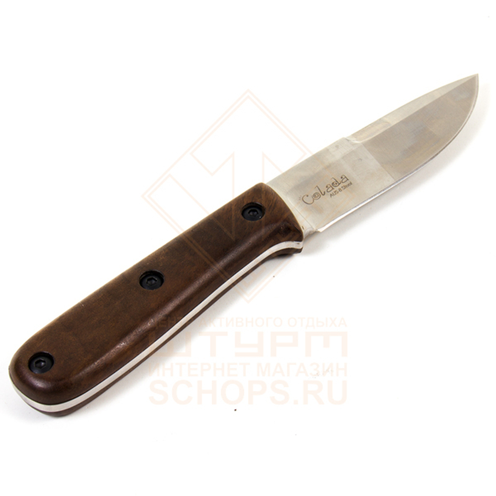Нож Kizlyar Supreme Colada AUS-8 дерево, Wood/Stonewash