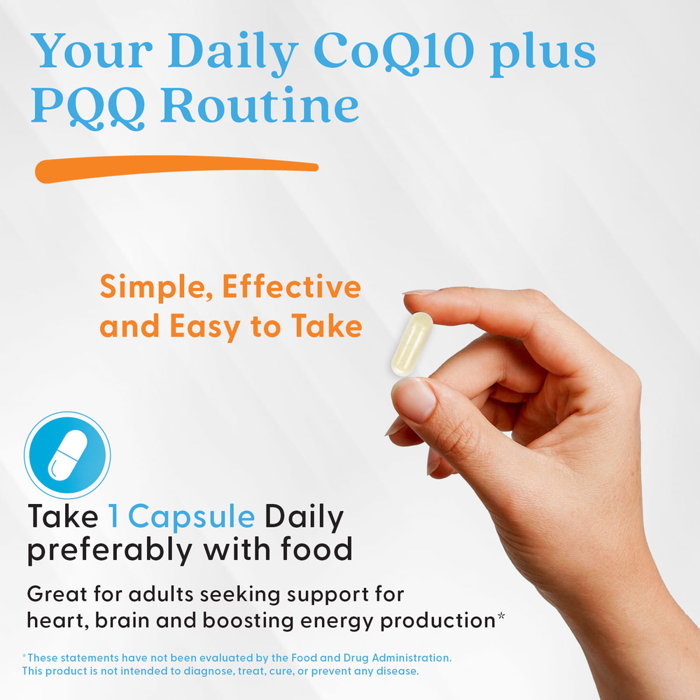 Doctor's Best, коэнзим Q10 с PQQ с высокой степенью усвоения, 60 растительных капсул