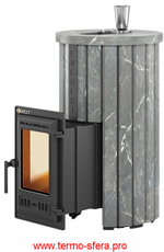 Печь для бани Эверест "Steam Master 18 ЧУГУН" Ламель Талькохлорит, S-20