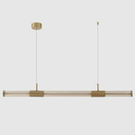 Светильник подвесной Crystal Lux LINEUP SP24W LED BRASS