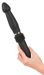 Черная секс-машина с поступательными движениями Fucking Machine (Цвет: черный)