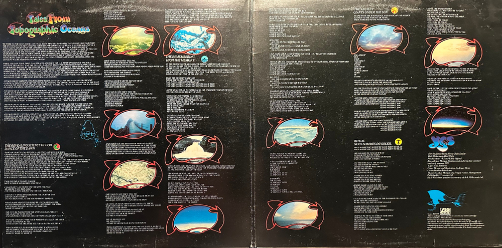 Yes - Tales From Topographic Oceans 2LP (Англия 1973г.)