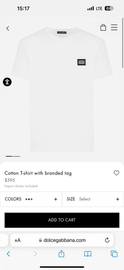 Футболка Dolce & Gabbana