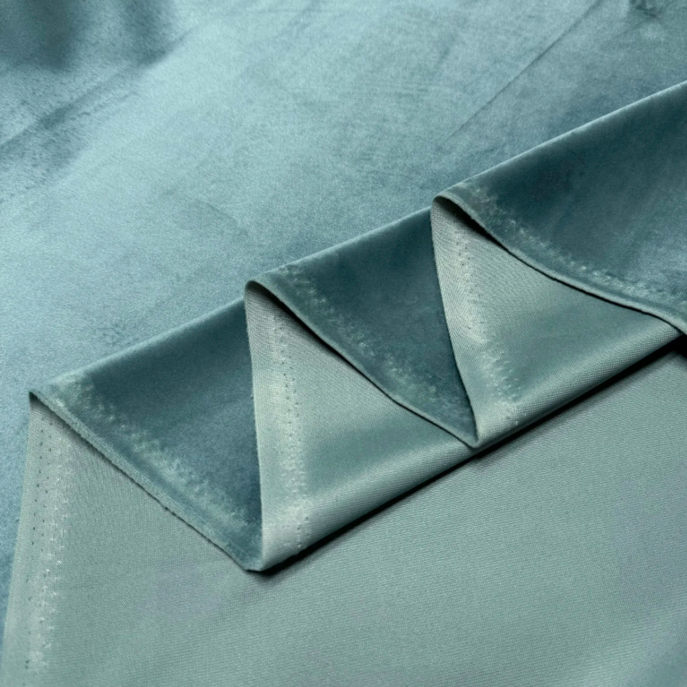 Бархат бирюзовый оптом, 305 см, арт. 999-37