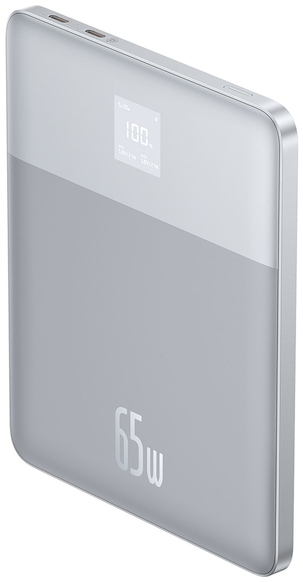 Внешний аккумулятор Baseus Blade2 IE 2C 65W P10063801S13-00 12000 мАч серебристый