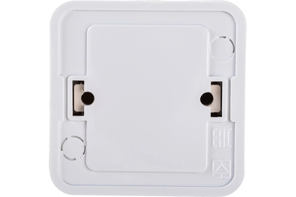 Выключатель 1-кл. ОП Оптима 10А IP20 А110-377 с монтаж. пластиной бел