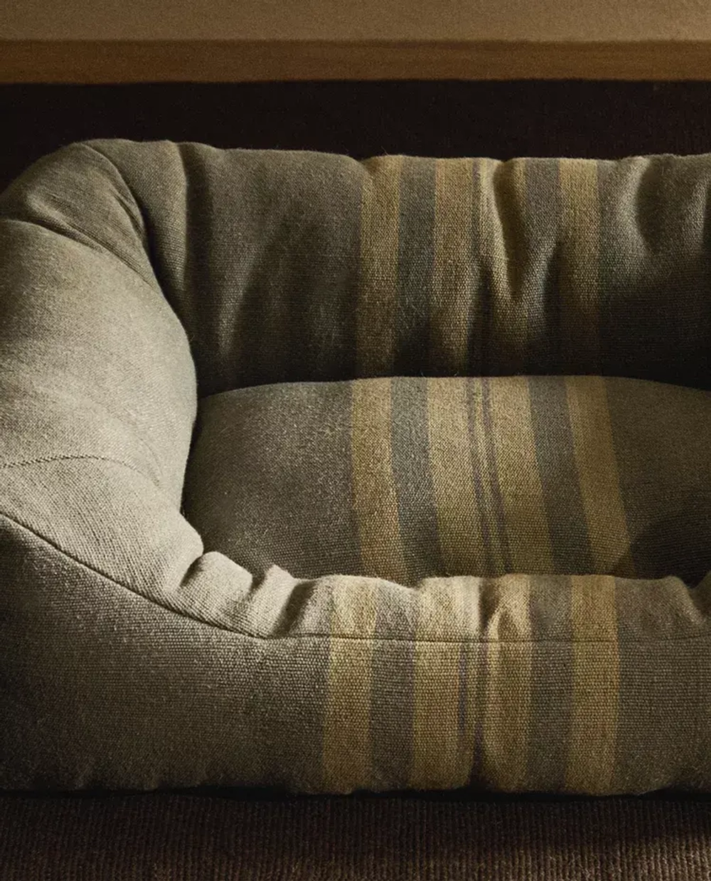 ZARA HOME КОВРИК ДЛЯ ДОМАШНИХ ЖИВОТНЫХ В ПОЛОСКУ, ЗЕЛЕНЫЙ