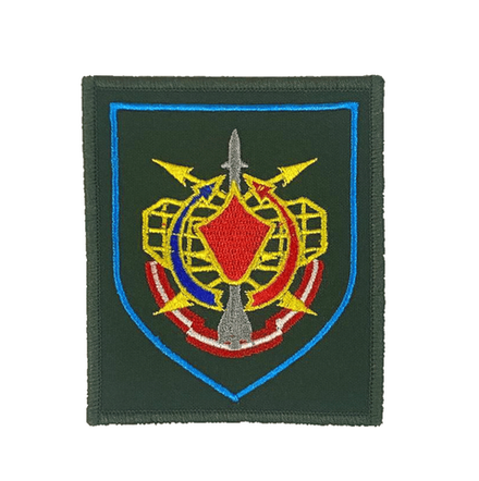 Шеврон 335 Радиотехнического полка  (РТВ) оливковый фон фон