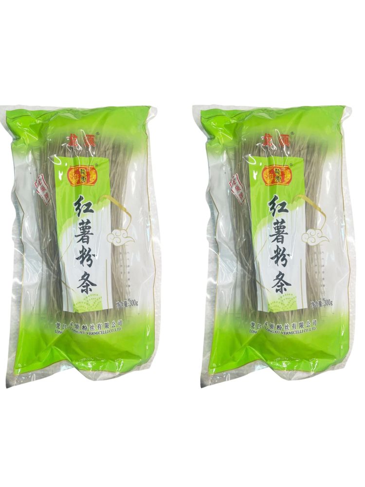 Лапша фунчоза из сладкого картофеля Longxu 300 г x 2 шт