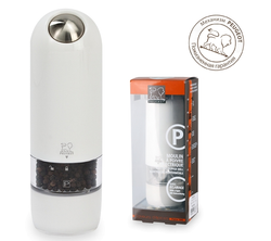 Мельница для перца электрическая 17 см Peugeot Alaska белая Франция упаковка