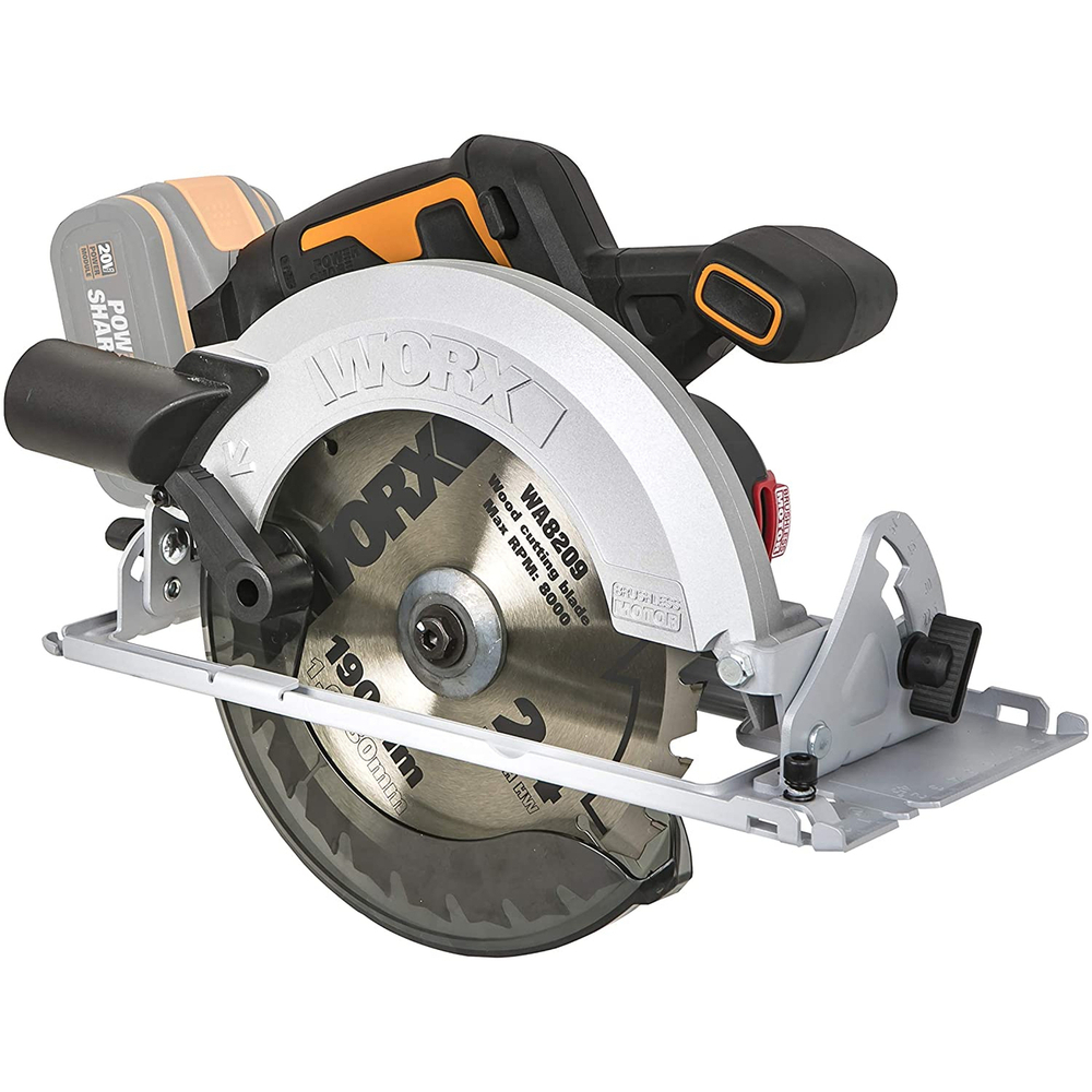 Циркулярная пила аккумуляторная бесщеточная WORX WX520.9