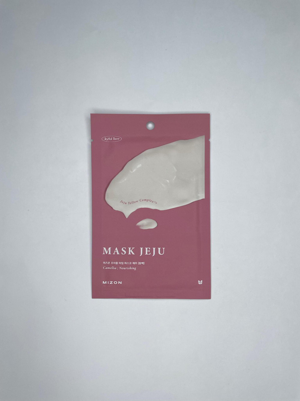 MIZON Питательная тканевая маска для  лица с экстрактом камелии 23мл  JOYFUL TIME MASK JEJU [CAMELLIA]